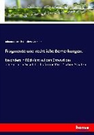 Johann Heinrich Gottlieb Hermann - Fragmente und rechtliche Bemerkungen,