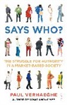 David Shaw (translator), Paul Verhaeghe - Says Who?
