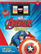 Walter Foster Creative Team, Walter Foster Jr Creative Team, Walter Foster Jr. Creative Team (COR) - Marvel's Avengers Chalkboard Shapes
