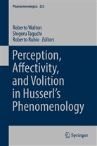 Roberto Rubio, Shiger Taguchi, Shigeru Taguchi, Roberto Walton - Perception, Affectivity, and Volition in Husserl's Phenomenology