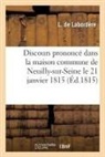 de Labordere-L, de Labordere-L - Discours prononce dans la maison