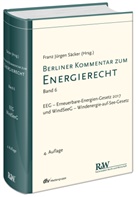 Franz Jürgen Säcker, Fran Jürgen Säcker, Franz J. Säcker, Franz Jürgen Säcker - Berliner Kommentar zum Energierecht (EnergieR). Bd.6