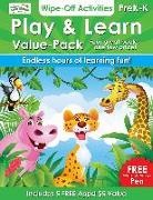 Alex A. Lluch - Play & Learn - Value Pack: 4 Wipe-Off Activities Books
