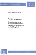 Hans-Peter Häberli - Fehlerursachen