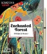Rockport Publishers, Kailey Whitman - Scratch & Create: Enchanted Forest - 20 Original Art Postcards
