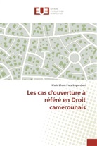 Marie Eliane Flora Enganeben - Les cas d'ouverture à référé en Droit camerounais