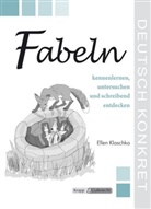 Ellen Klaschka - Fabeln - kennenlernen, untersuchen und schreibend entdecken - Lehrerheft