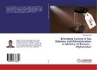 Rohullah Sharifi - Emerging Factors in Tax Reforms and Administration in Ministry of Finance - Afghanistan