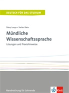 Dais Lange, Daisy Lange, Stefan Rahn - Mündliche Wissenschaftssprache