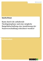 Sascha Braun - Kann durch die anhaltende Niedrigzinsphase und eine mögliche Bargeldabschaffung eine Ausdehnung der Staatsverschuldung erleichtert werden?