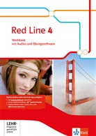 Frank Haß - Red Line, Ausgabe 2014 - 4: Red Line. Ausgabe ab 2014 - 8. Klasse, Workbook mit Audio-CD und CD-ROM. Bd.4