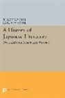 Jin'ichi Konishi, Jin''ichi Konishi, Earl Miner, Earl Roy Miner, Miner Earl - History of Japanese Literature, Volume 1