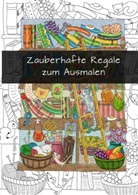 Heike Langenkamp - Zauberhafte Regale zum Ausmalen