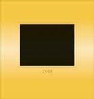 Foto-Bastelkalender 2018 gold datiert