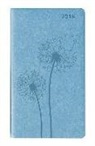 Ladytimer Slim Deluxe Sky 2018 - Taschenplaner / Taschenkalender (9 x 16) - Tucson Einband - Motivprägung Pusteblume - Weekly - 128 Seiten