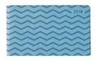 Ladytimer TO GO Deluxe Sky 2018 - Taschenplaner / Taschenkalender quer (15,3 x 8,7) - Tucson Einband - Motivprägung Muster - Weekly - 128 Seiten