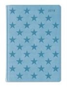 Ladytimer Grande Deluxe Sky 2018 - Taschenplaner / Taschenkalender A5 - Tucson Einband - Motivprägung Sterne - Weekly - 128 Seiten