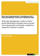 Linta Jose, Mathew, Jiby John Mathew, Sajeshkuma N K, Sajeshkumar N K, Sajeshkumar N. K.... - Molecular phylogenetic studies of bitter gourd (Momordica charantia) and ivy gourd (Coccinia grandis) and family comparison using rbcL sequence analysis