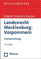 Thomas Darsow, Wilfried Erbguth, Joachim Kronisch - Landesrecht Mecklenburg-Vorpommern