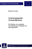 Marianne Tauber - Leserangepasste Verständlichkeit