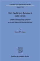 Richard N Lauer, Richard N. Lauer - Das Recht des Beamten zum Streik