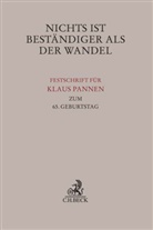 Godehard Kayser, Susanne Riedemann, Stefa Smid, Stefan Smid - Nichts ist beständiger als der Wandel