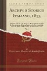 Deputazione Toscana Di Storia Patria - Archivio Storico Italiano, 1875, Vol. 21