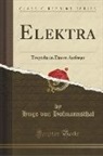 Hugo von Hofmannsthal - Elektra: Tragödie in Einem Aufzuge (Classic Reprint)