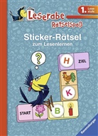 Lena Hofmann, Lena Merk, Angelika Penner, Heribert Schulmeyer, Angelika Penner, Heribert Schulmeyer - Leserabe: Sticker-Rätsel zum Lesenlernen (1. Lesestufe), blau
