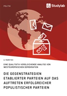 A Maretzki, A. Maretzki - Die Gegenstrategien etablierter Parteien auf das Auftreten erfolgreicher populistischer Parteien
