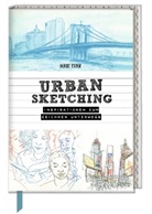 Marc Evan Inc. - Inspirations- und Skizzenbuch mit Sammeltasche - Urban Sketching
