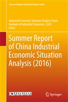 Industrial Institute of Industrial Economics CASS, Industria Economic Situation Analysis Team, Industrial Economic Situation Analysis Team, Institute of Industrial Economics, CASS Institute of Industrial Economics, Institute of Industrial Economics Cass... - Summer Report of China Industrial Economic Situation Analysis (2016)