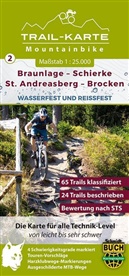 Maximilian Schmidt - MTB Trail-Karte Braunlage - Schierke - St. Andreasberg - Brocken