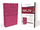 Thomas Nelson, Thomas Nelson - NKJV, Value Thinline Bible, Standard Print, Leathersoft, Pink, Red