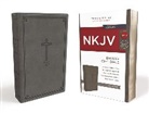 Thomas Nelson, Thomas Nelson - Nkjv, Deluxe Gift Bible, Leathersoft, Gray, Red Letter Edition,