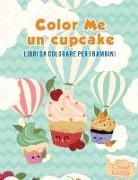 Coloring Pages for Kids - Color Me un cupcake