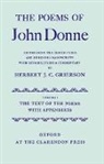 John Donne, Herbert J. C. Grierson, Herbert J. C. Grierson, Herbert J.C. Grierson - The Poems of John Donne: Volume I: The Text of the Poems with Appendices