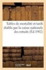Sans Auteur, Sans Auteur - Tables de mortalite et tarifs