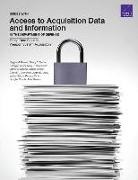 Mary E. Chenoweth, Kathryn Connor, Jeffrey A. Drezner, James Dryden, Clifford A. Grammich, Megan McKernan... - Issues With Access to Acquisition Data Information in Department of