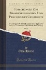 Otto Hintze - Forschungen Zur Brandenburgischen Und Preußischen Geschichte, Vol. 12