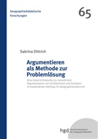 Sabrina Dittrich - Argumentieren als Methode zur Problemlösung