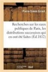 Pierre-Simon Girard, GIRARD PIERRE-SIMON, Girard-p-s - Recherches sur les eaux publiques
