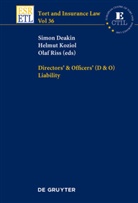 Simo Deakin, Simon Deakin, Simon F. Deakin, Helmu Koziol, Helmut Koziol, Olaf Riss... - Directors & Officers (D & O) Liability