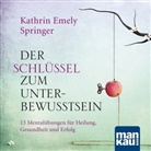Kathrin Emely Springer - Der Schlüssel zum Unterbewusstsein, 1 Audio-CD (Hörbuch)