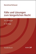 Ferdinand Kerschner, Martin Schauer - Fälle und Lösungen zum bürgerlichen Recht für Anfänger (f. Österreich)