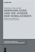 Matthias Slunitschek - Hermann Kurz und die 'Poesie der Wirklichkeit'