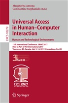 Margherit Antona, Margherita Antona, Stephanidis, Stephanidis, Constantine Stephanidis - Universal Access in Human-Computer Interaction. Human and Technological Environments