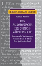 Mathias Winkler - Das Salomonische des Sprichwörterbuchs