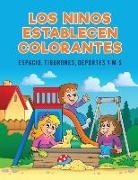 Coloring Pages for Kids - Los ninos establecen colorantes