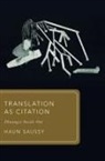 Haun Saussy, Haun (University Professor Saussy, Saussy Haun - Translation As Citation